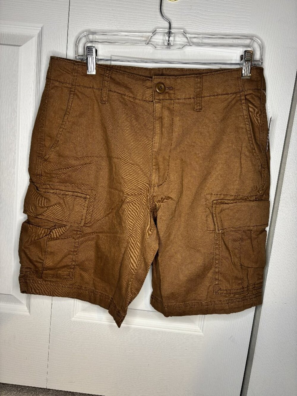 Old Navy Men's Cargo Shorts Brown Size 31 NWT 9" Inseam Built-In Flex  Descripti